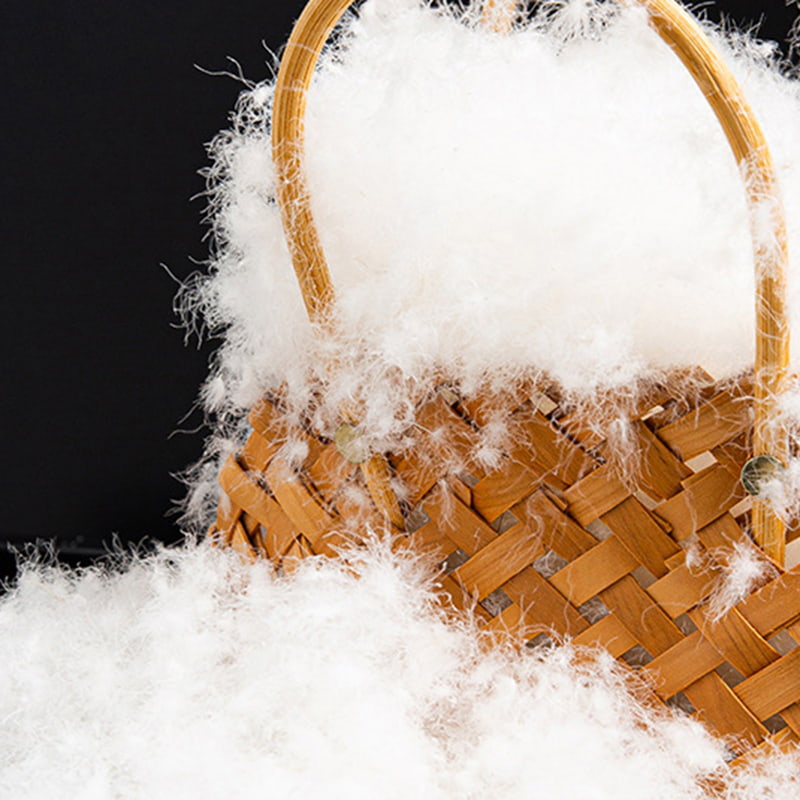 50 % rent vitt gåsdun